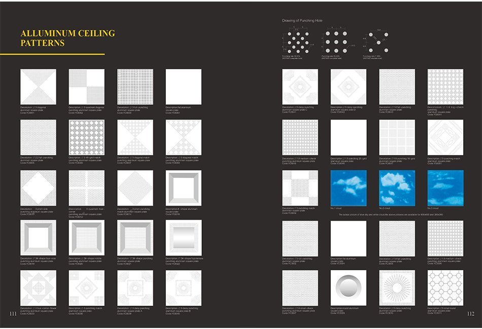 Aluminum clip ceiling