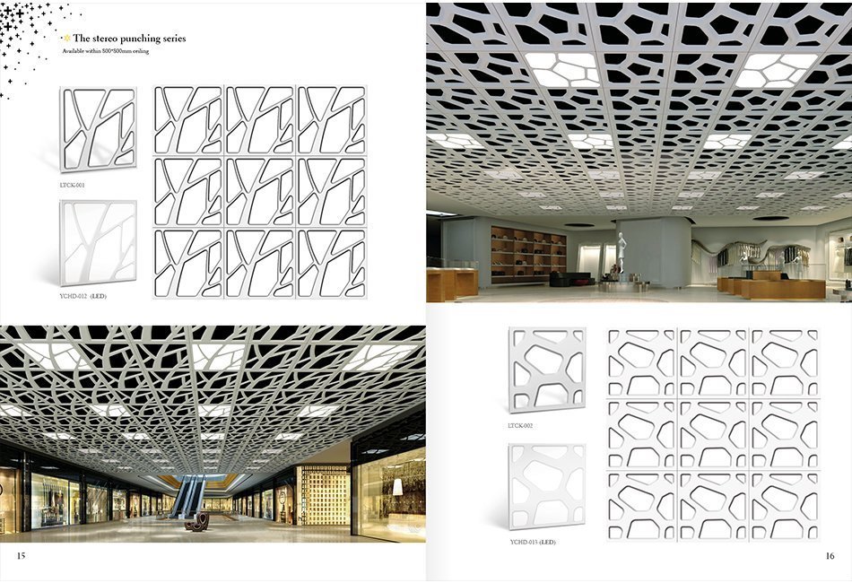 Aluminum clip ceiling