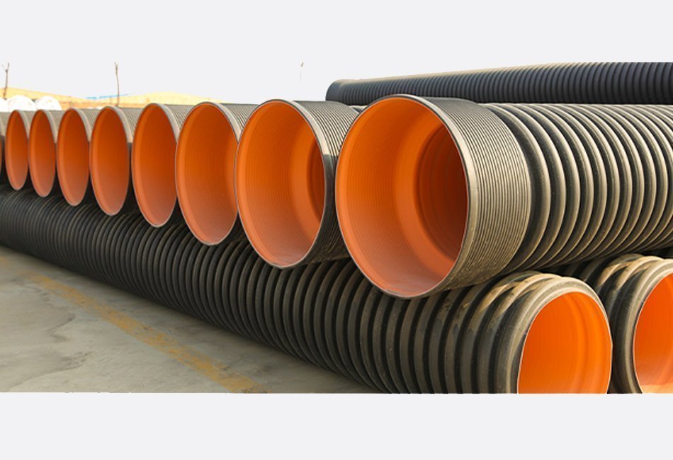 HDPE drainage pipes