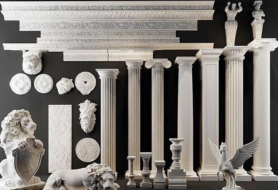decorative plaster moulding