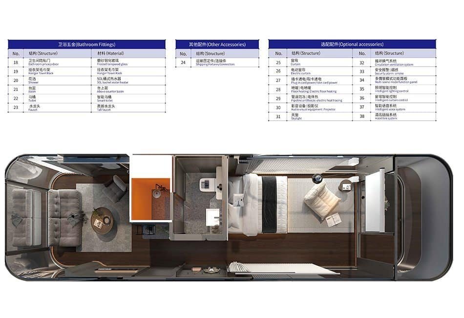 Space capsule houses