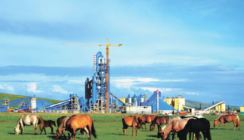 Mongolia construction