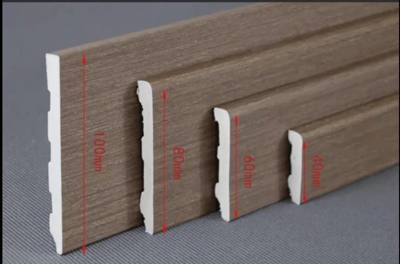 PVC Baseboard moulding from Dongweiyuanyu