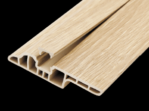 Hidden nails
PVC bamboo skirting board