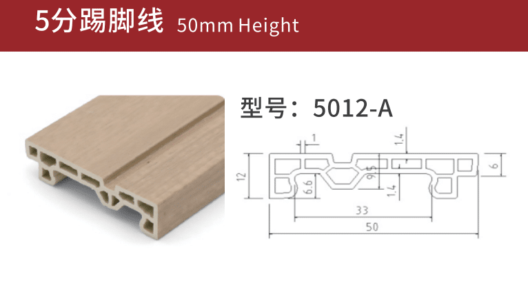 5cm skirting board
Model: 5012-A