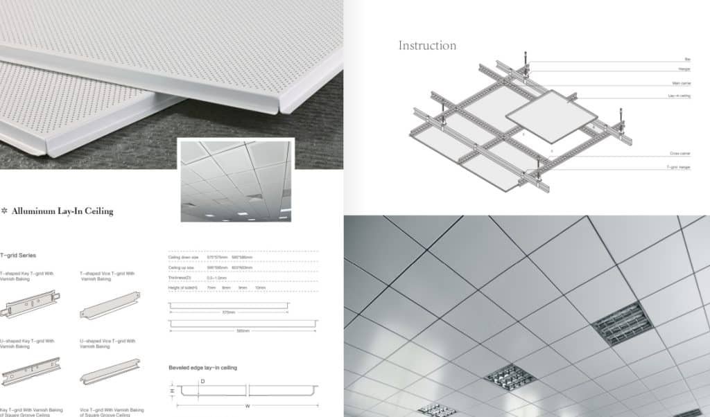 Гипсэн хана, таазны угсралтын профиль