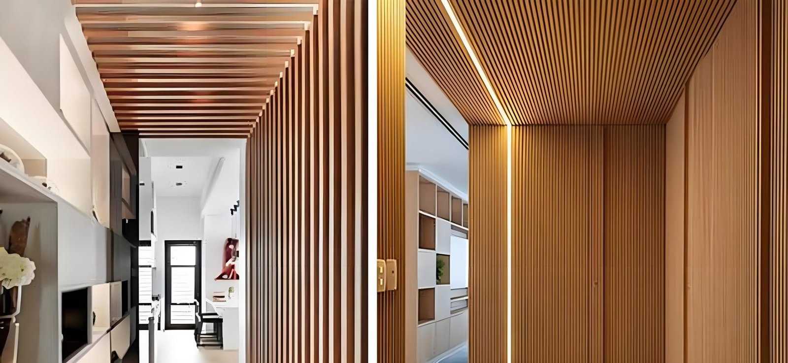 Bamboo-wood Grid Panels