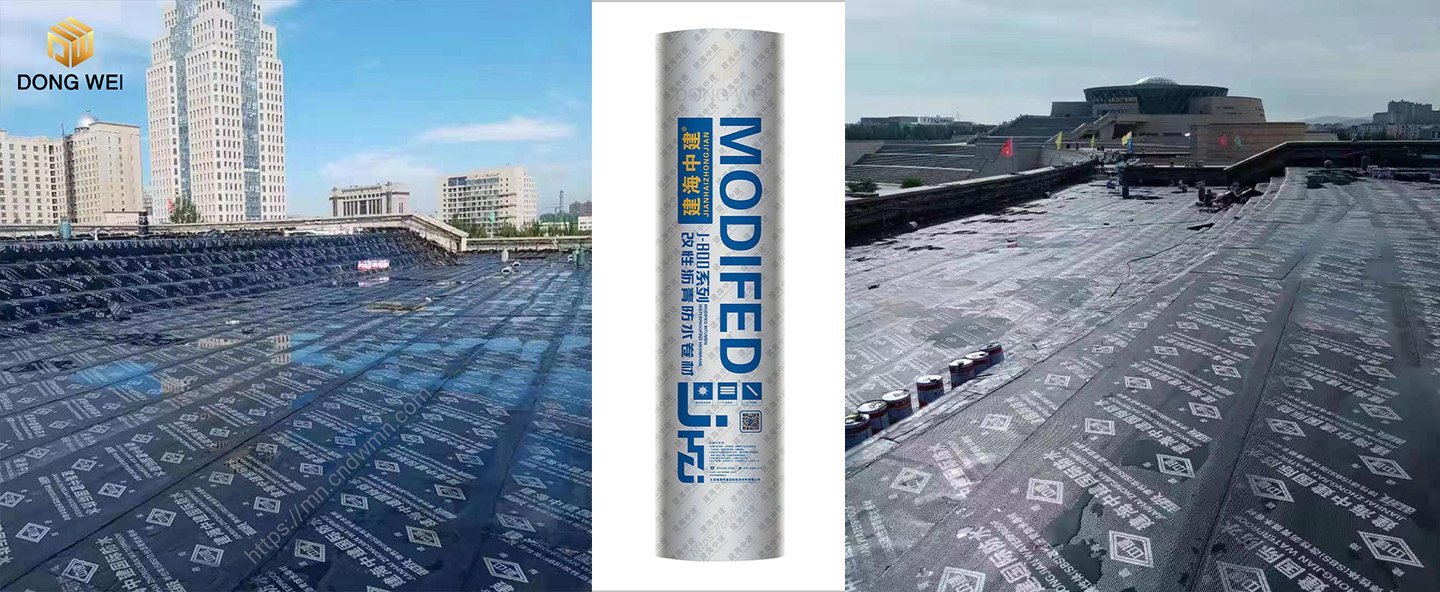 J-800A Elastomeric SBS Modified Bitumen Waterproofing Membrane