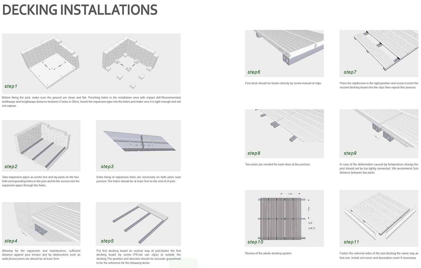 WPC Square-Hole Decking